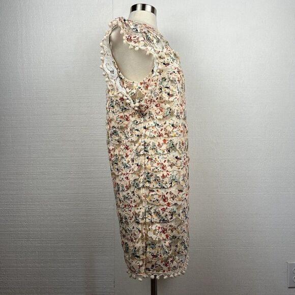 Tularosa Elba Dress L Womens $178 Rainbow Mini Cocktail Sleeveless Polyester - Picture 5 of 11